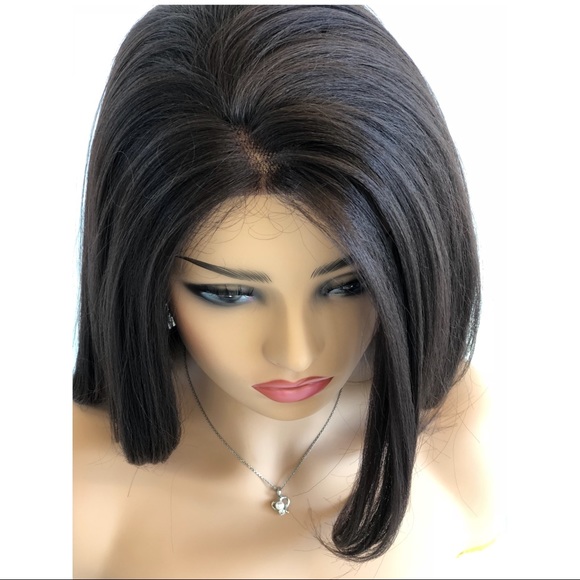 16" Dark Brown Lace Front Wig | Alexa - Picture 5 of 10